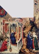 BROEDERLAM, Melchior The Annunciation and the Visitation d oil painting picture wholesale